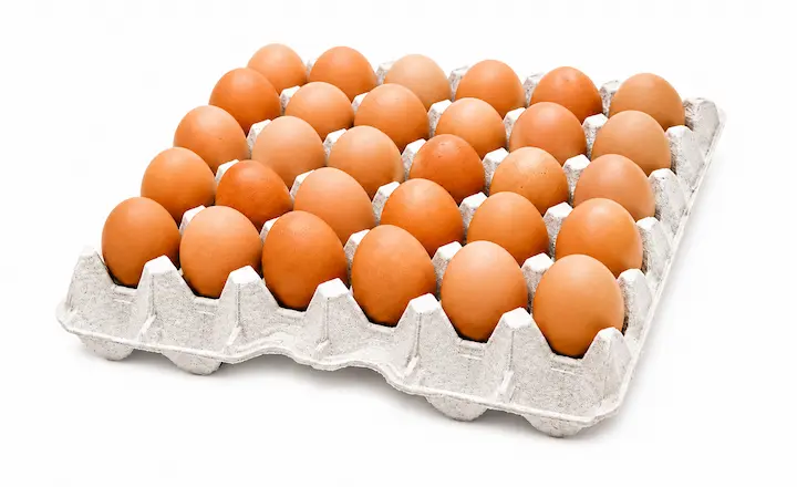 30 egg tray for commercial egg collection and handling