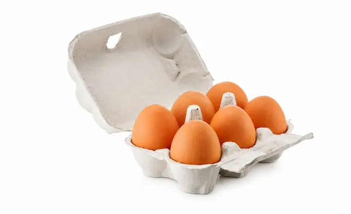 pulp egg cartons for recyclable egg packaging