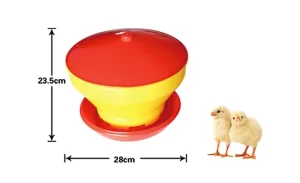 5kg Covered Poultry Feed Bowl