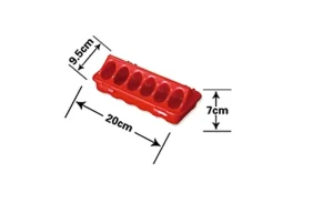 20cm Plastic Chick Feeding Trough