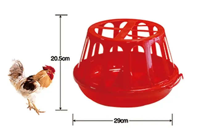 LL-CT02 2kg Round Anti-Waste Chicken Feeder