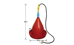 European Automatic Bell Drinker – Ø38 × 68 cm