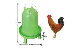 14kg Transparent High-Leg Poultry Drinker