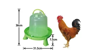 5kg Transparent High-Leg Poultry Drinker