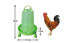 8kg Transparent High-Leg Poultry Drinker
