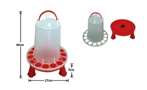 5kg Transparent Poultry Drinker With Legs