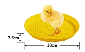 33cm Round Chick Feeder Tray