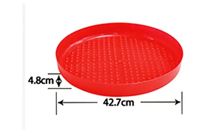 LL-FP07 42.7cm High-Edge Chick Feeder Tray