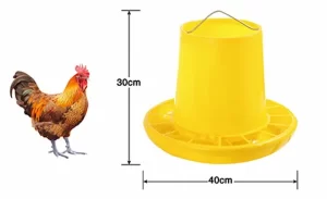 10kg Hanging Poultry Feeder – Ø40 × 30 cm