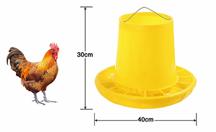LL-FT05 10kg Hanging Poultry Feeder – Ø40 × 30 cm