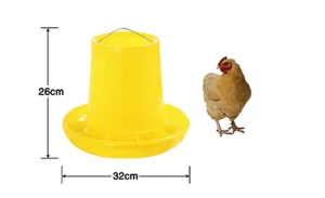 6kg Gravity-Fed Poultry Feeder – Ø32 × 26 cm
