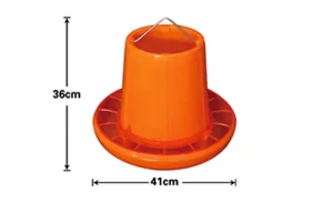 10kg Adult Chicken Feeder – Ø41 × 36 cm