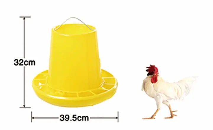 LL-FT17 10kg Wide-Opening Duck Feeder – Ø39.5 × 32 cm