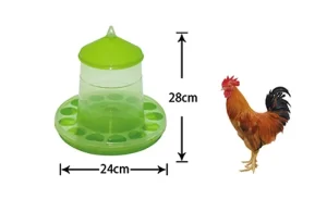 2kg Transparent Chicken Feeder