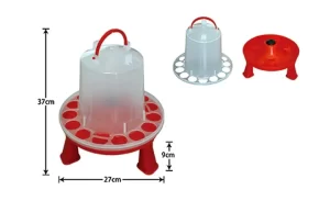 3kg Raised Transparent Chicken Feeder