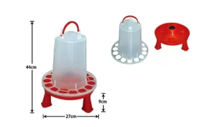 5kg Raised Transparent Chicken Feeder