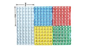 30-Egg PE Plastic Egg Tray 160g