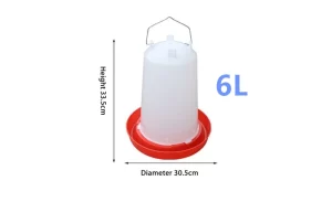 6kg Hanging Poultry Waterer for Chicken Farms