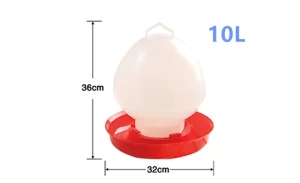 Inverted Gravity 10kg Hanging Poultry Waterer